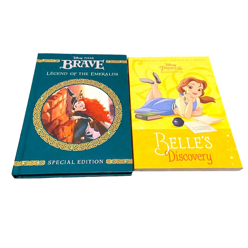 Disney brave & belle books NWT